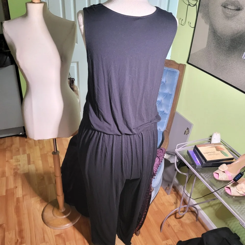 Fun and Flirty Eileen Fisher Jumpsuit - Picture 3 of 4